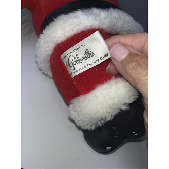 Christmas Holiday 1988 Goldsmith Santa Claus Doll with Coca-Cola Bottle Vintage - Picture 8 of 11
